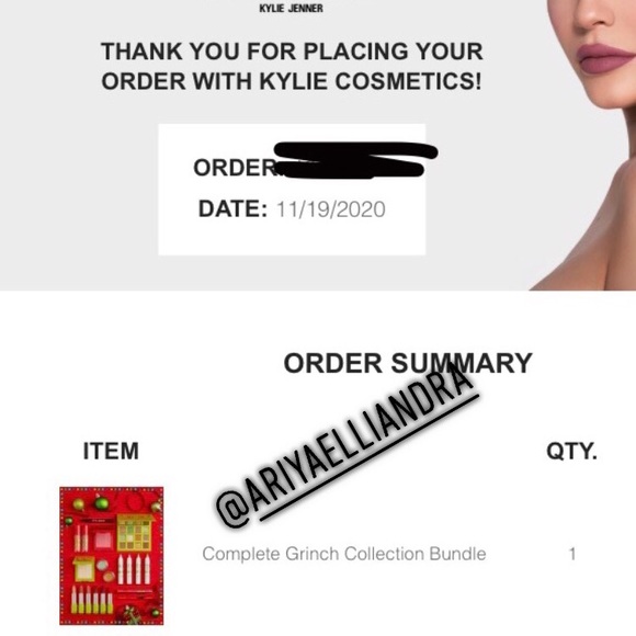 KYLIE X GRINCH ”SNOWCAPPED” HIGH GLOSS - Picture 7 of 7